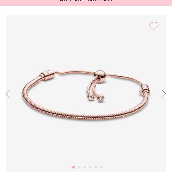 PANDORA BRACELET WITH FIVE CHARMS - Picture 2 of 6